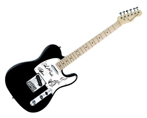 SCANDAL FULL BAND AUTOGRAPHED TELE GUITAR COLLECTIBLE MEMORABILIA