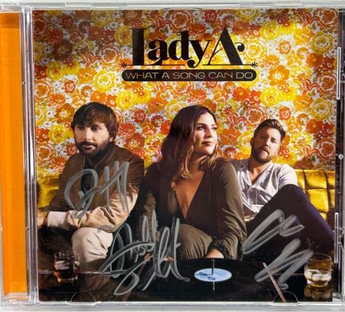 SCOTT KELLEY HAYWOOD LADY A SIGNED AUTOGRAPH CD “WHAT A SONG CAN DO” JSA COA COLLECTIBLE MEMORABILIA