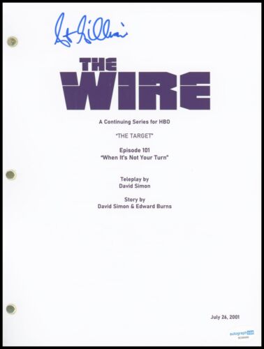 SETH GILLIAM “THE WIRE” AUTOGRAPH SIGNED COMPLETE FULL PILOT EPISODE SCRIPT ACOA COLLECTIBLE MEMORABILIA