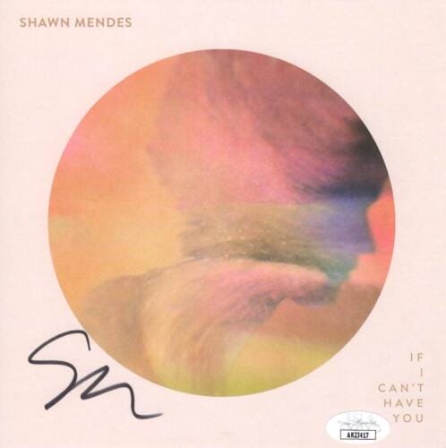 SHAWN MENDES SIGNED AUTOGRAPH 7×7 IF I CAN’T HAVE YOU ALBUM PROMO INSERT JSA COA COLLECTIBLE MEMORABILIA