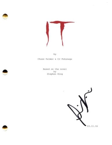 SOPHIA LILLIS SIGNED AUTOGRAPH STEPHEN KING IT FULL MOVIE SCRIPT – BEVERLY MARSH COLLECTIBLE MEMORABILIA