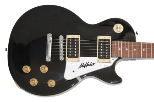 STEVE HACKETT GENESIS SIGNED AUTOGRAPH GIBSON EPIPHONE LES PAUL GUITAR – JSA COA COLLECTIBLE MEMORABILIA