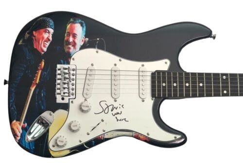 STEVEN VAN ZANDT AUTOGRAPHED CUSTOM SIGNATURE EDITION GUITAR COLLECTIBLE MEMORABILIA
