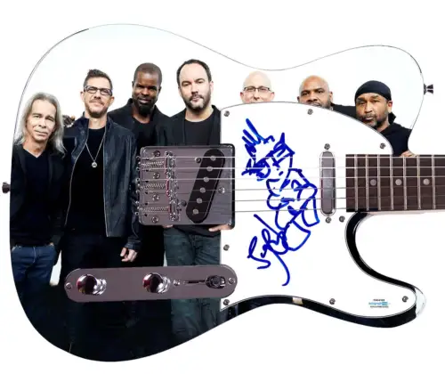 The Dave Matthews Band Stefan Lessard Sketch Signed Custom Graphics ...