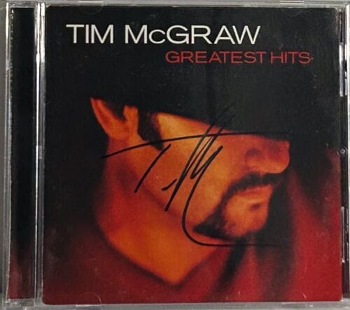 TIM MCGRAW Signed Autograph CD Cover 