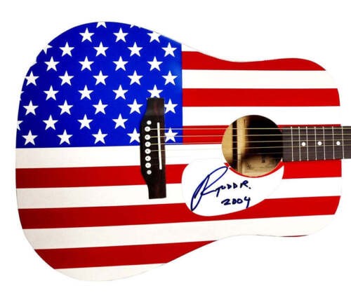 TODD RUNDGREN AUTOGRAPHED SIGNED USA ACOUSTIC GUITAR COLLECTIBLE MEMORABILIA