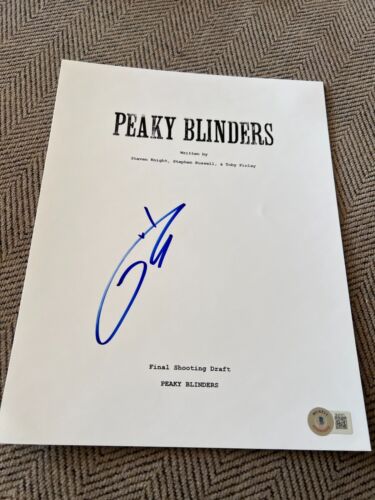 TOM HARDY SIGNED AUTOGRAPH SCRIPT PEAKY BLINDERS TELEVISION BECKETT BAS D COLLECTIBLE MEMORABILIA