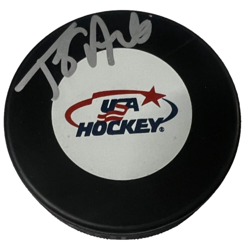 TONY AMONTE SIGNED (TEAM USA) CHICAGO BLACKHAWKS HOCKEY PUCK BECKETT BAS BL63985 COLLECTIBLE MEMORABILIA