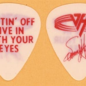 Van Halen Sammy Hagar Vintage Guitar Pick - 1993 Right Here Right Now Tour
