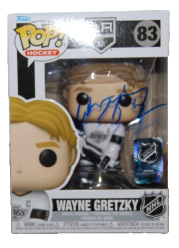 WAYNE GRETZKY signed (LOS ANGELES KINGS) Hockey #83 Funko Pop BECKETT AE47135