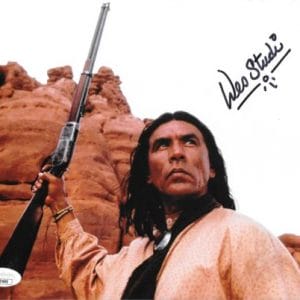 Wes Studi signed Geronimo An American Legend 8x10 photo autographed JSA