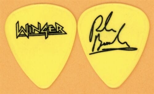 Winger Reb Beach Whitesnake Vintage Guitar Pick - 2003 Rock Never Stops ...