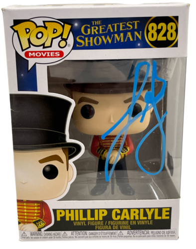 ZAC EFRON SIGNED PHILLIP CARLYLE FUNKO 828 THE GREATEST SHOWMAN AUTO BECKETT COLLECTIBLE MEMORABILIA