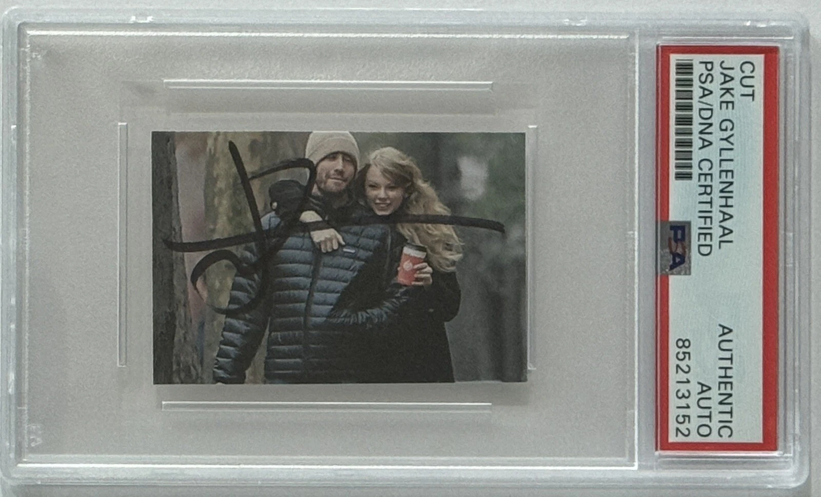 Jake Gyllenhaal SIGNED Print Picture W/ Taylor Swift PSA DNA Certified Autograph