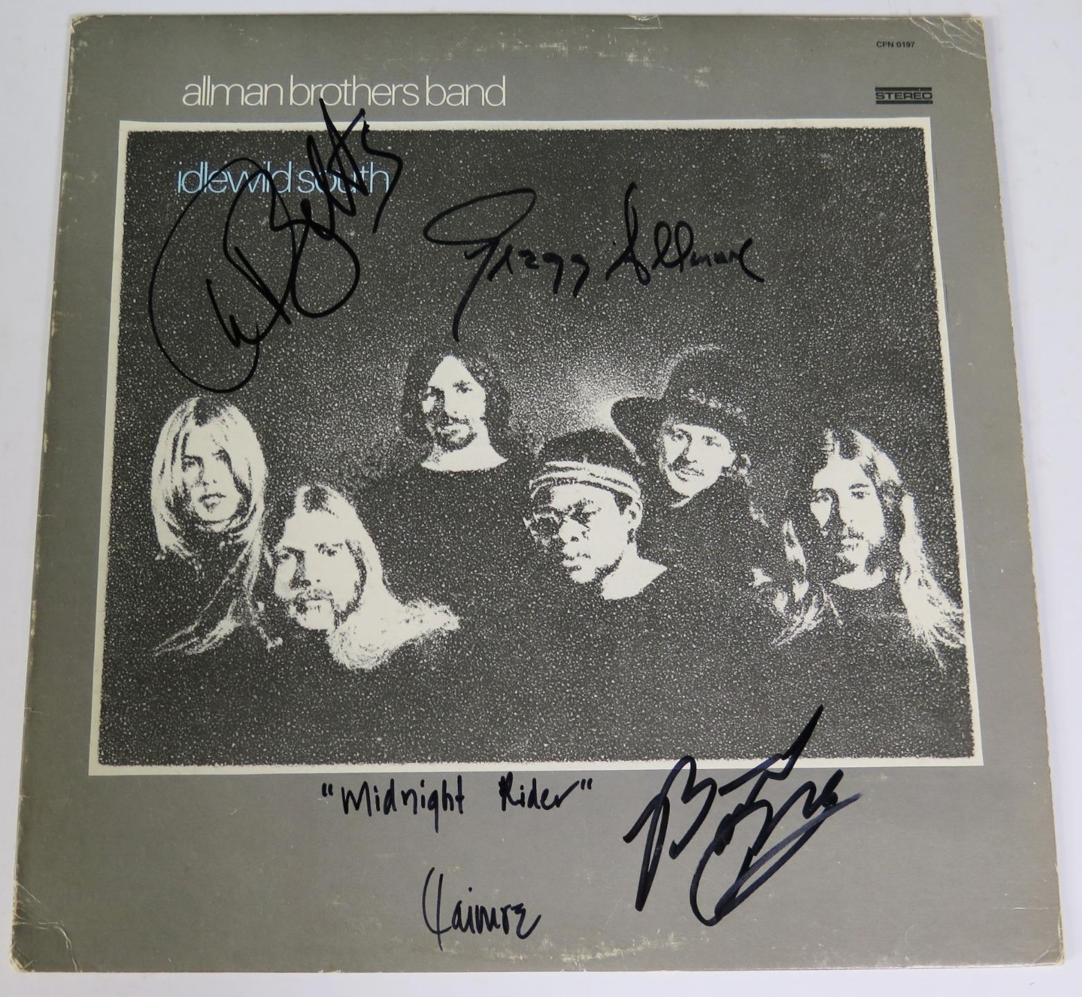 THE ALLMAN BROTHERS BAND Signed Autograph 