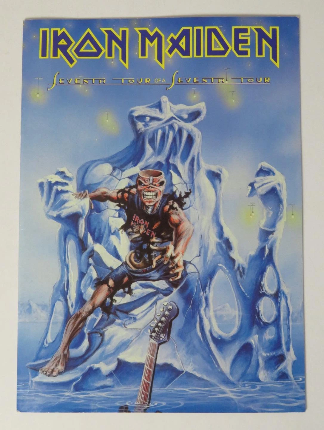IRON MAIDEN Signed Autograph Auto 1988 
