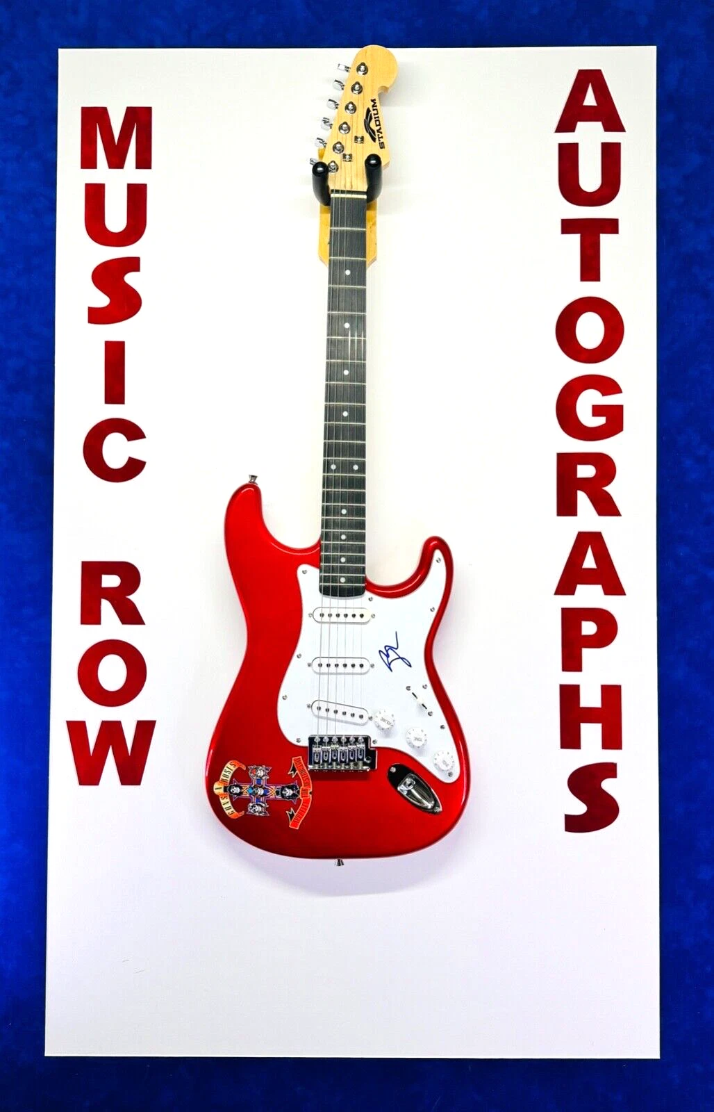 IZZY STRADLIN Signed Autograph Electric Guitar JSA LOA Guns N Roses