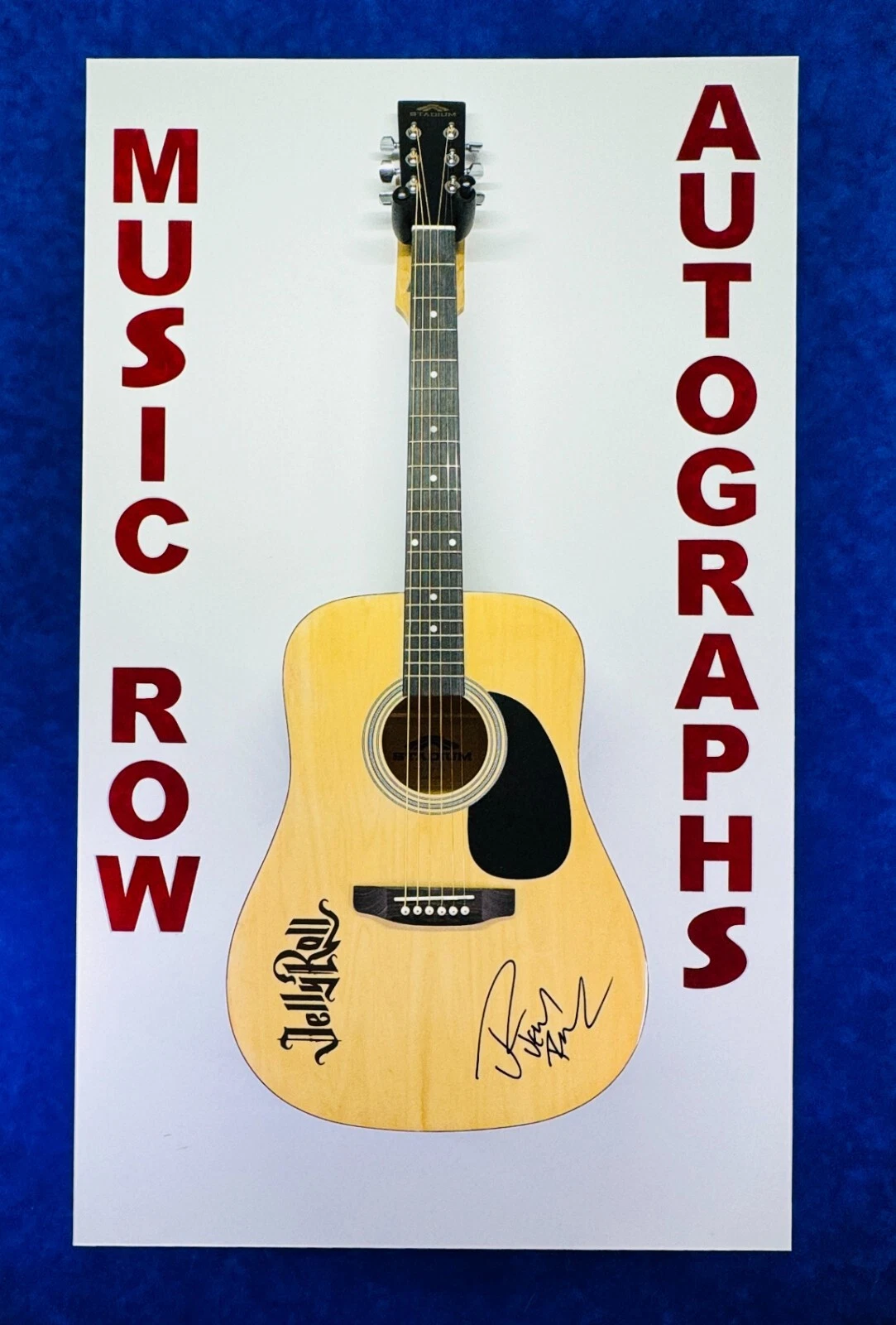 JELLY ROLL Signed Acoustic Guitar FULL Autograph LOA Country