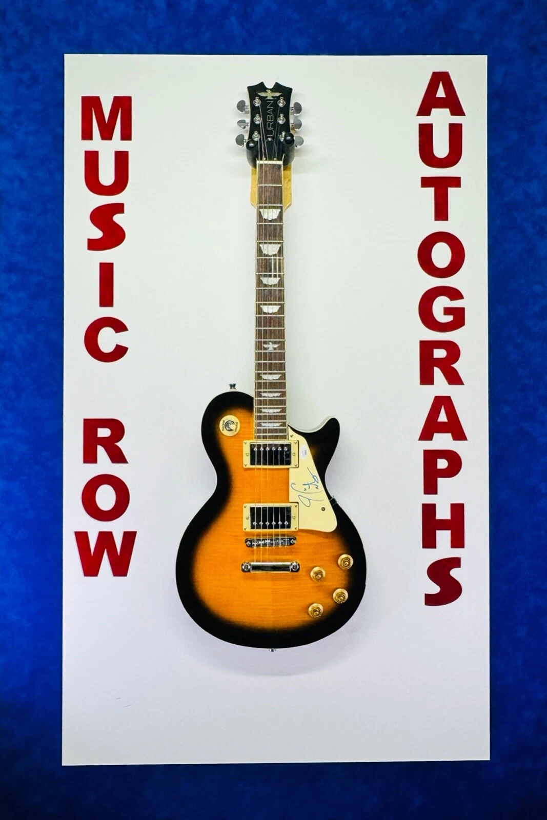 KEITH URBAN Model Signed Autograph Electric Urban Guitar and Case JSA COA