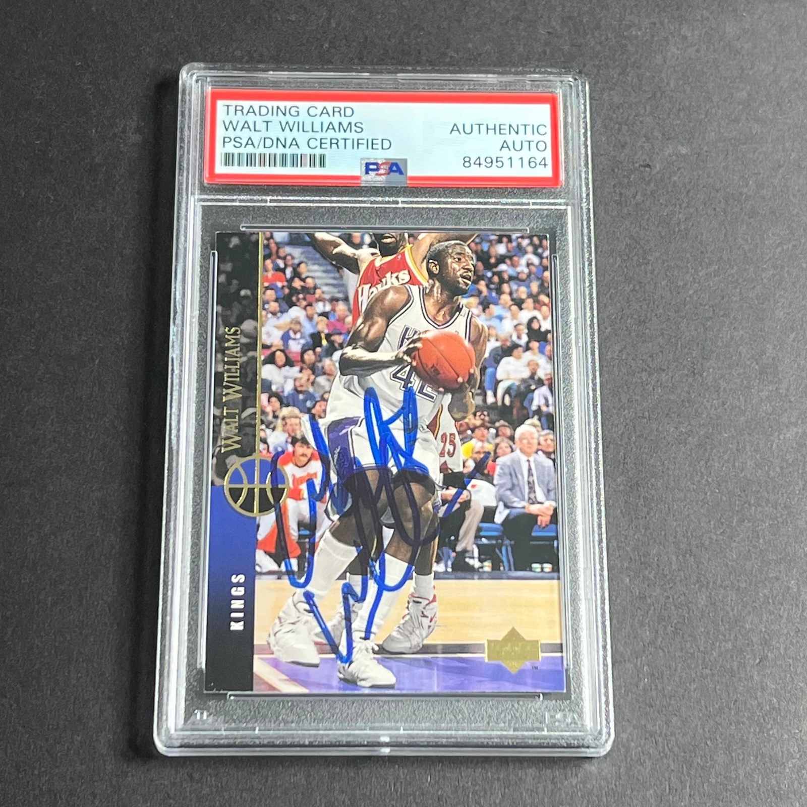 1993-94 Upper Deck #291 Walt Williams Signed Card AUTO PSA Slabbed Kings