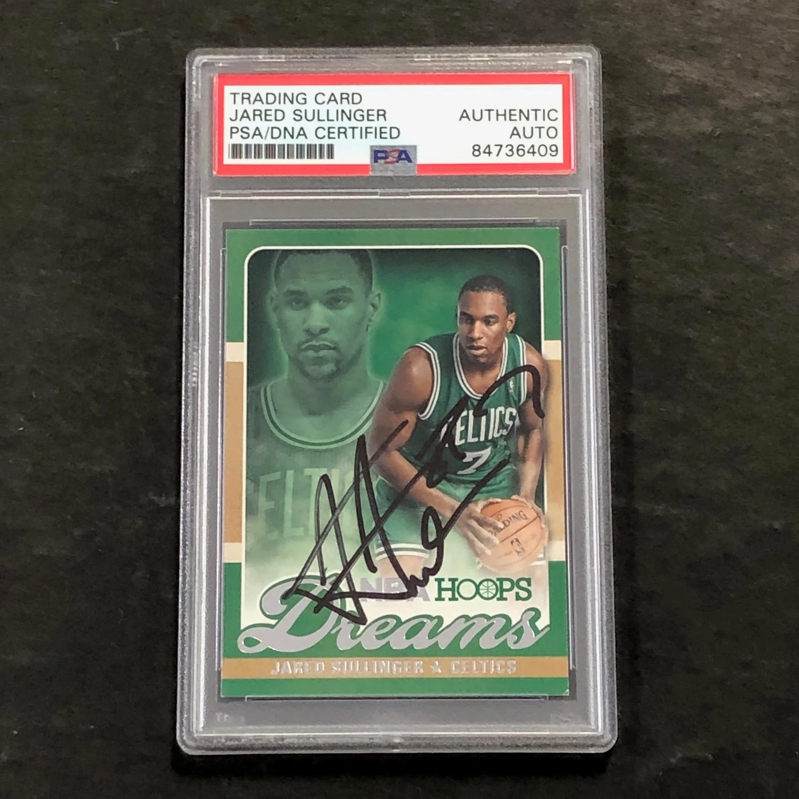 2013-14 Panini Hoops #6 Jared Sullinger Signed Card AUTO PSA/DNA Slabbed Celtics