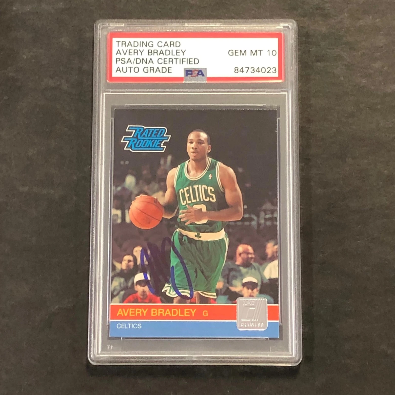 2010-11 Donruss #246 Avery Bradley Signed Card AUTO 10 PSA/DNA Slabbed RC Celtic