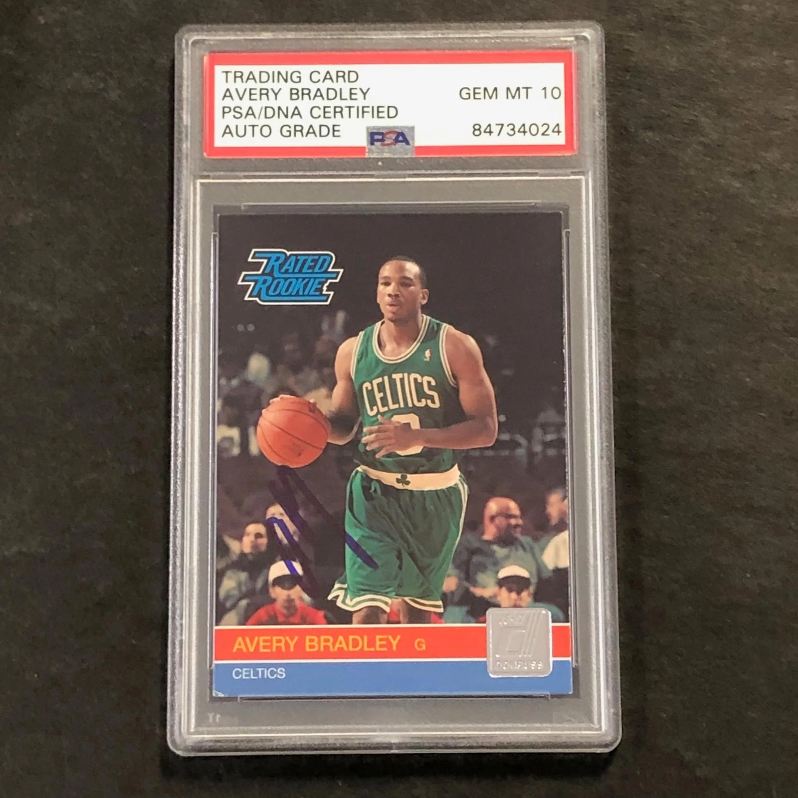 2010-11 Donruss #246 Avery Bradley Signed Card AUTO 10 PSA/DNA Slabbed RC Celtic