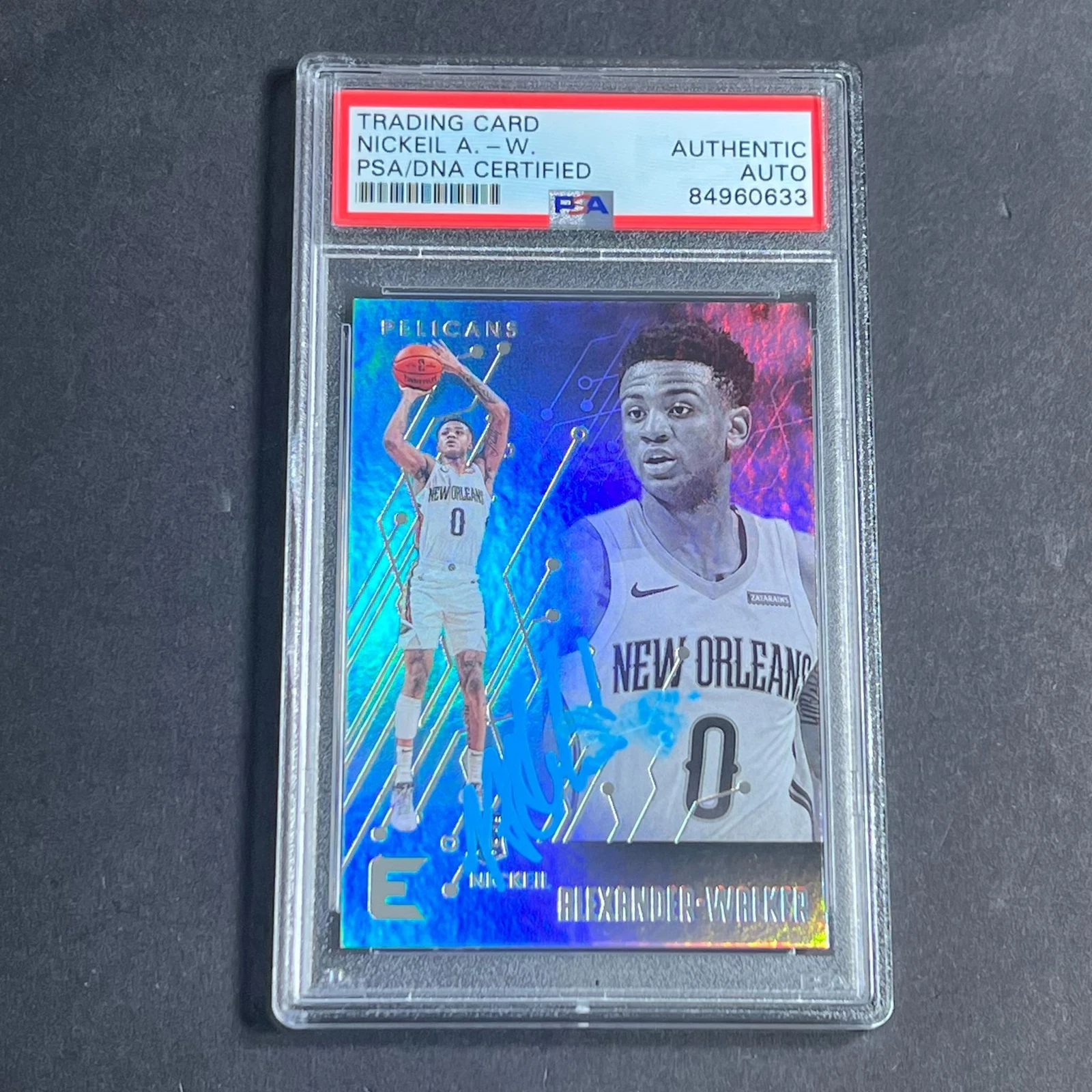 2019-20 Panini Chronicles Essentials #231 Nickeil Alexander-Walker Signed Card A