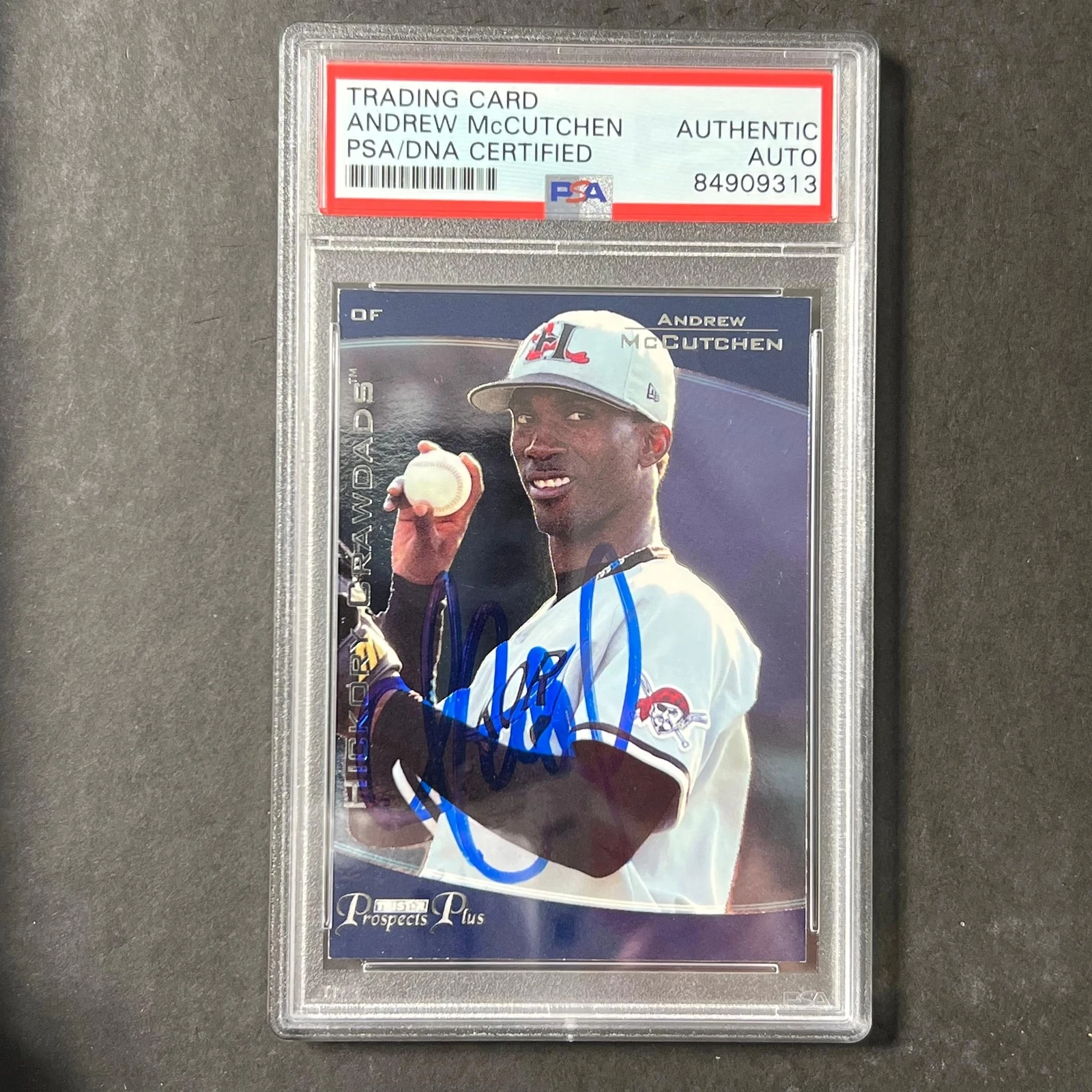 2006 Tristar #74 Andrew McCutchen Signed Card AUTO PSA Slabbed Crawdads