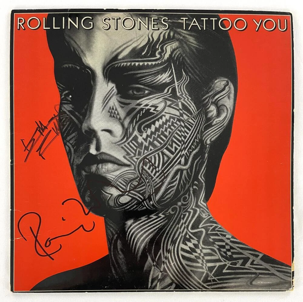 Keith Richards Ronnie Wood Signed Autograph Album Record The Rolling Stones JSA