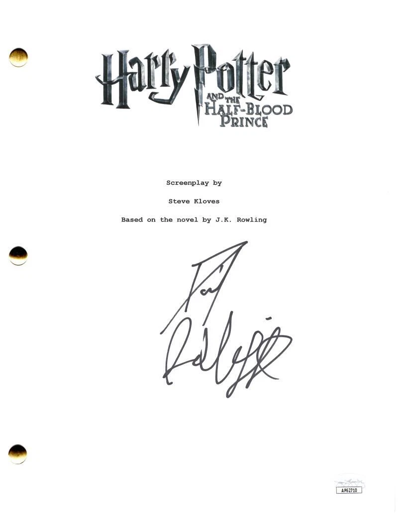 Daniel Radcliffe Signed Autograph Harry Potter Half-Blood Prince Screenplay JSA