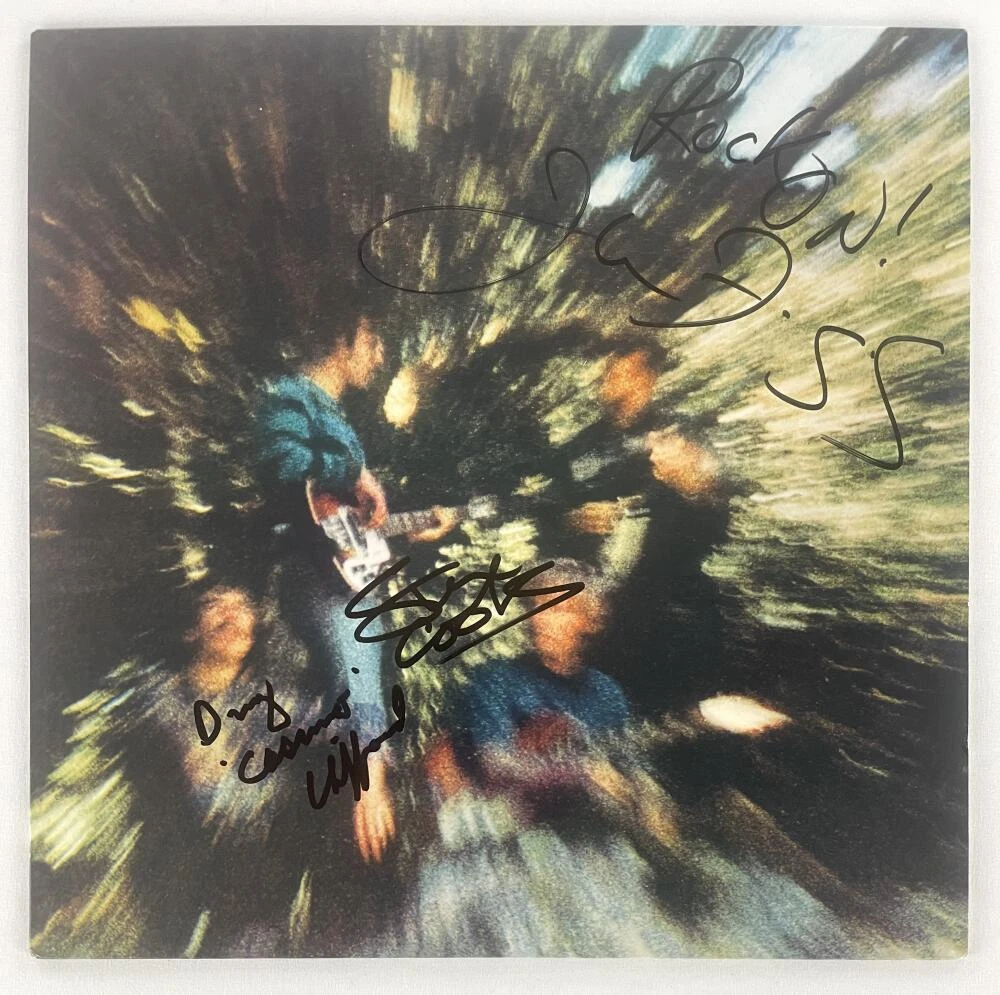Creedence Clearwater Revival Band Signed Autograph Album Vinyl Record LP JSA COA
