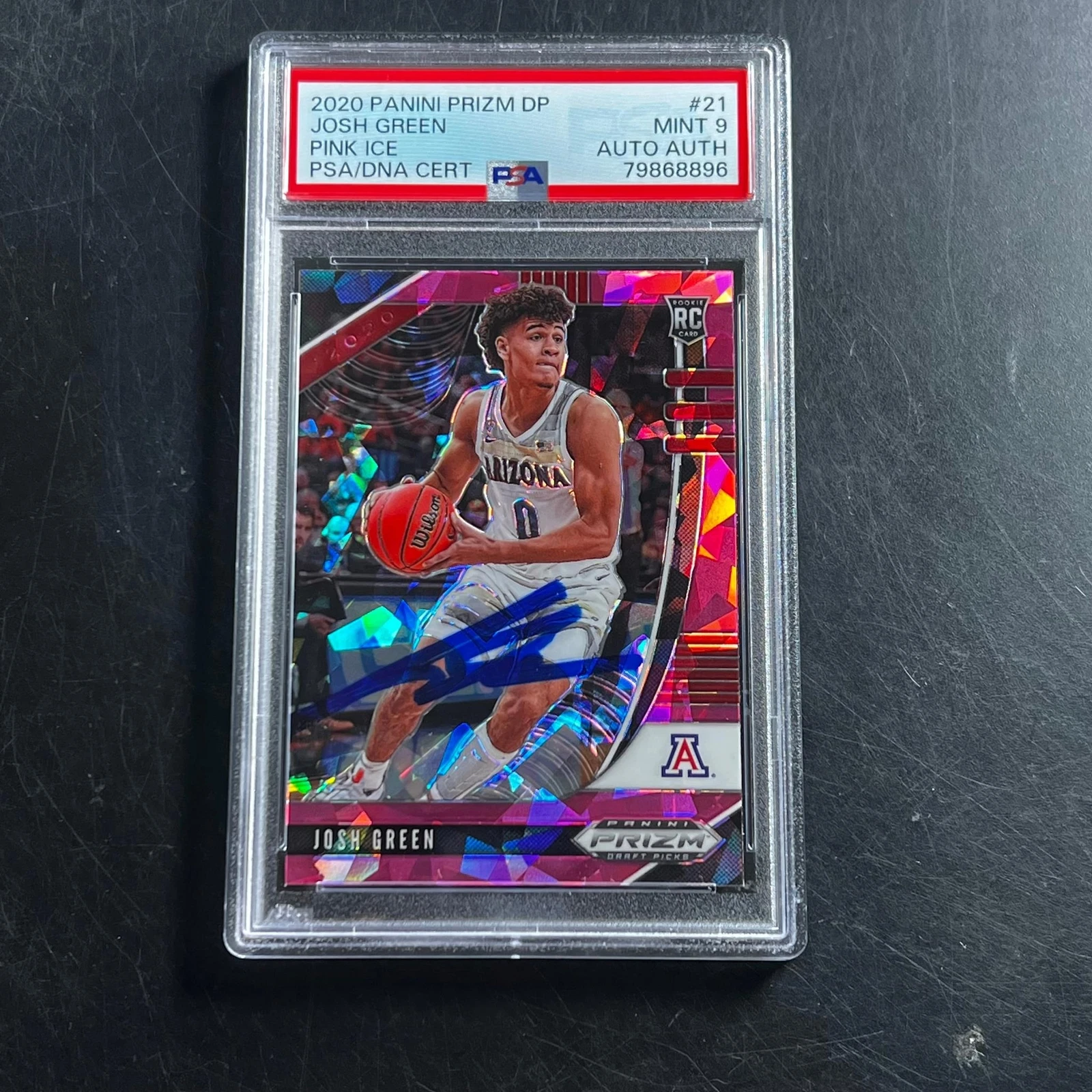 2020-21 Panini Prizm DP Pink Ice #21 Josh Green Signed Card AUTO Authentic MINT