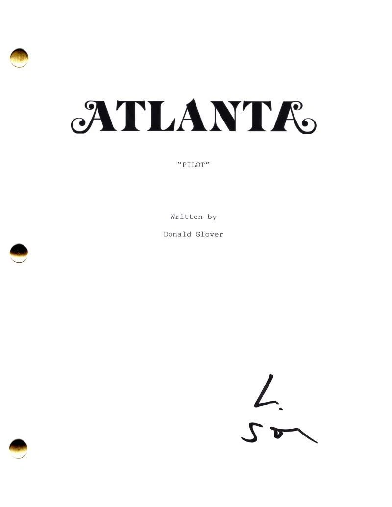 LaKeith Stanfield Signed Autograph Atlanta Full Pilot Script Screenplay - Darius