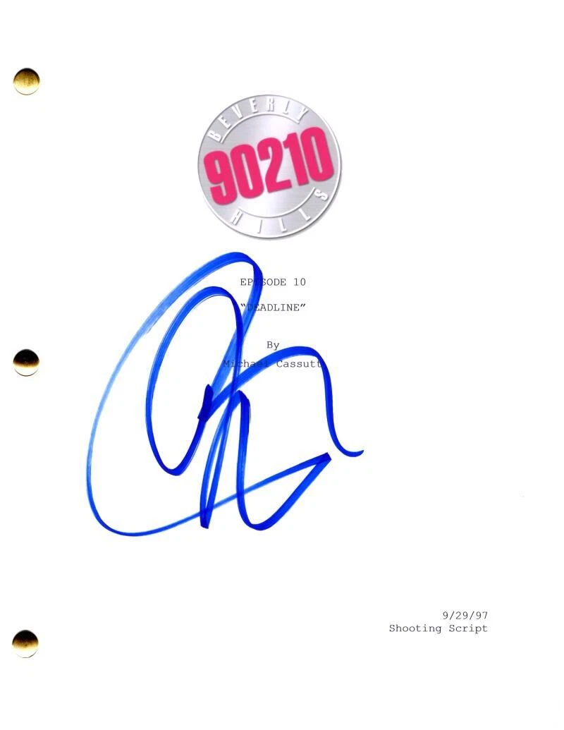 Jason Priestley Signed Autograph Beverly Hill 90210 Episode Script Screenplay