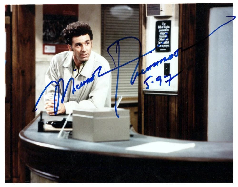 Michael Richards Signed Autograph 8x10 Photo - Seinfeld Cosmo Kramer Beckett COA