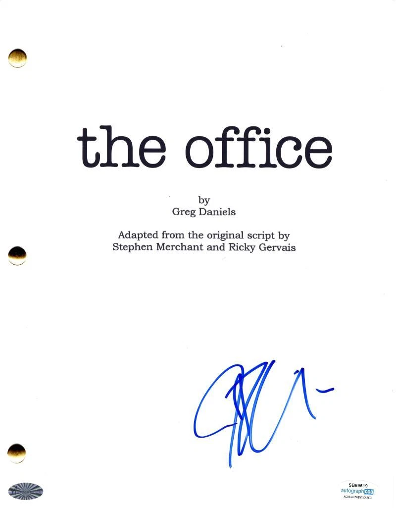 John Krasinski Signed Autograph The Office Pilot Script Screenplay - Jim Halpert