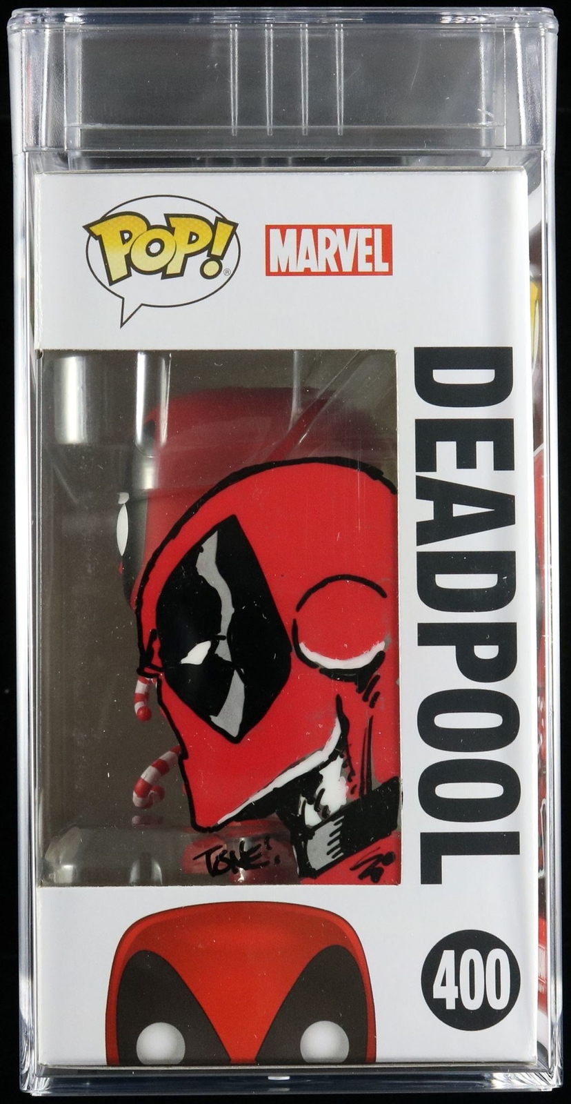 TONE RODRIGUEZ SIGNED FUNKO POP #400 PSA/DNA ENCAPSULATED DEADPOOL AUTO COLLECTIBLE MEMORABILIA