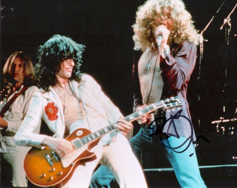 Robert Plant Signed Autograph 8x10 Photo - Led Zeppelin Physical Graffiti w/ JSA