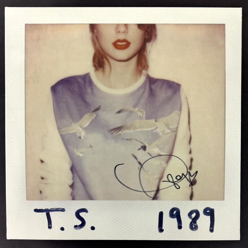 Taylor Swift Signed Autograph Album Vinyl Record LP - 1989 w/ Beckett COA