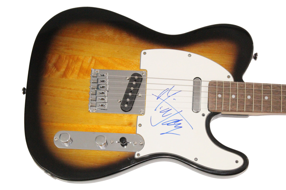 Mick Jagger The Rolling Stones Signed Autograph Fender Telecaster Guitar JSA COA