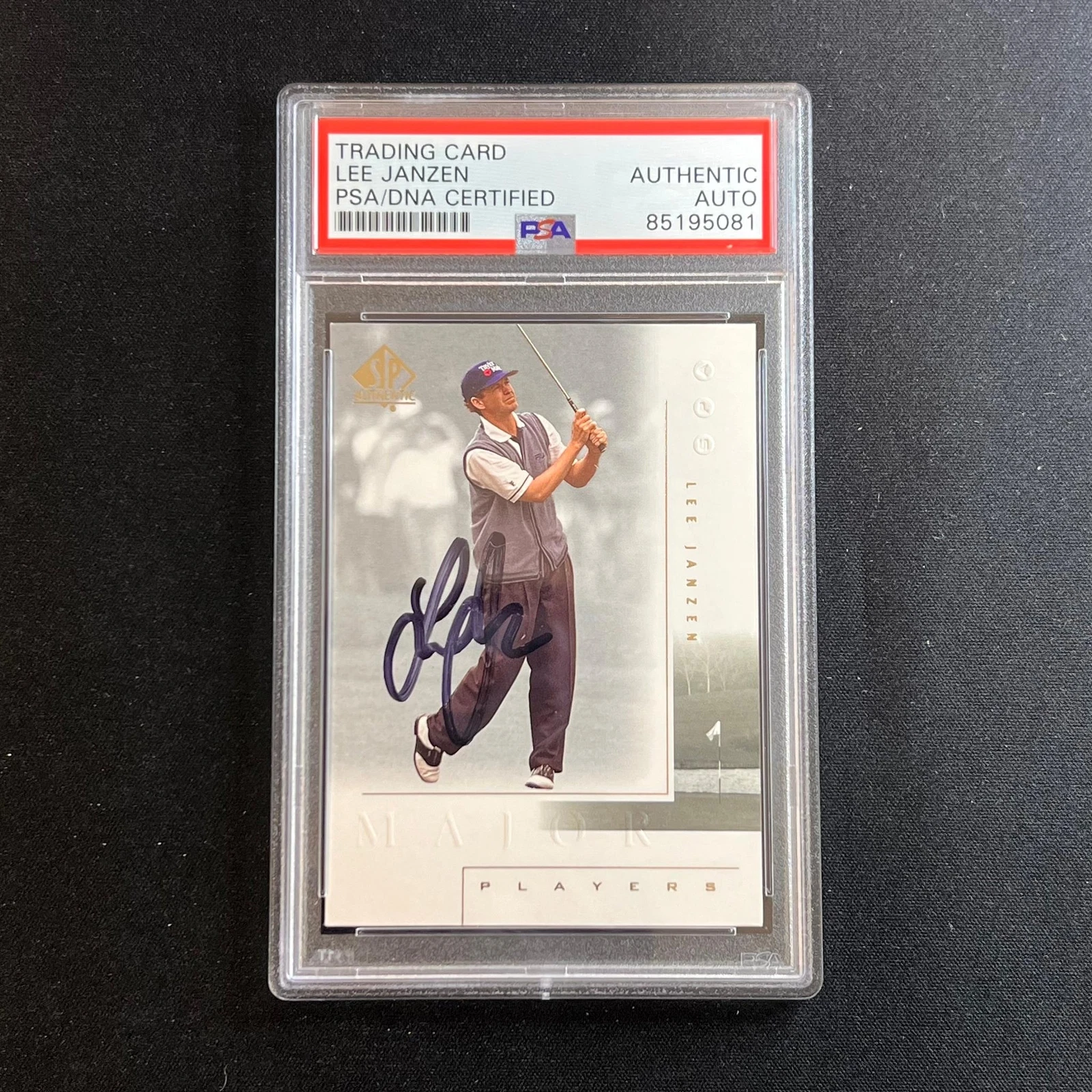 UPPERDECK SP AUTHENTIC #119 LEE JANZEN SIGNED CARD AUTO PSA/DNA SLABBED COLLECTIBLE MEMORABILIA
