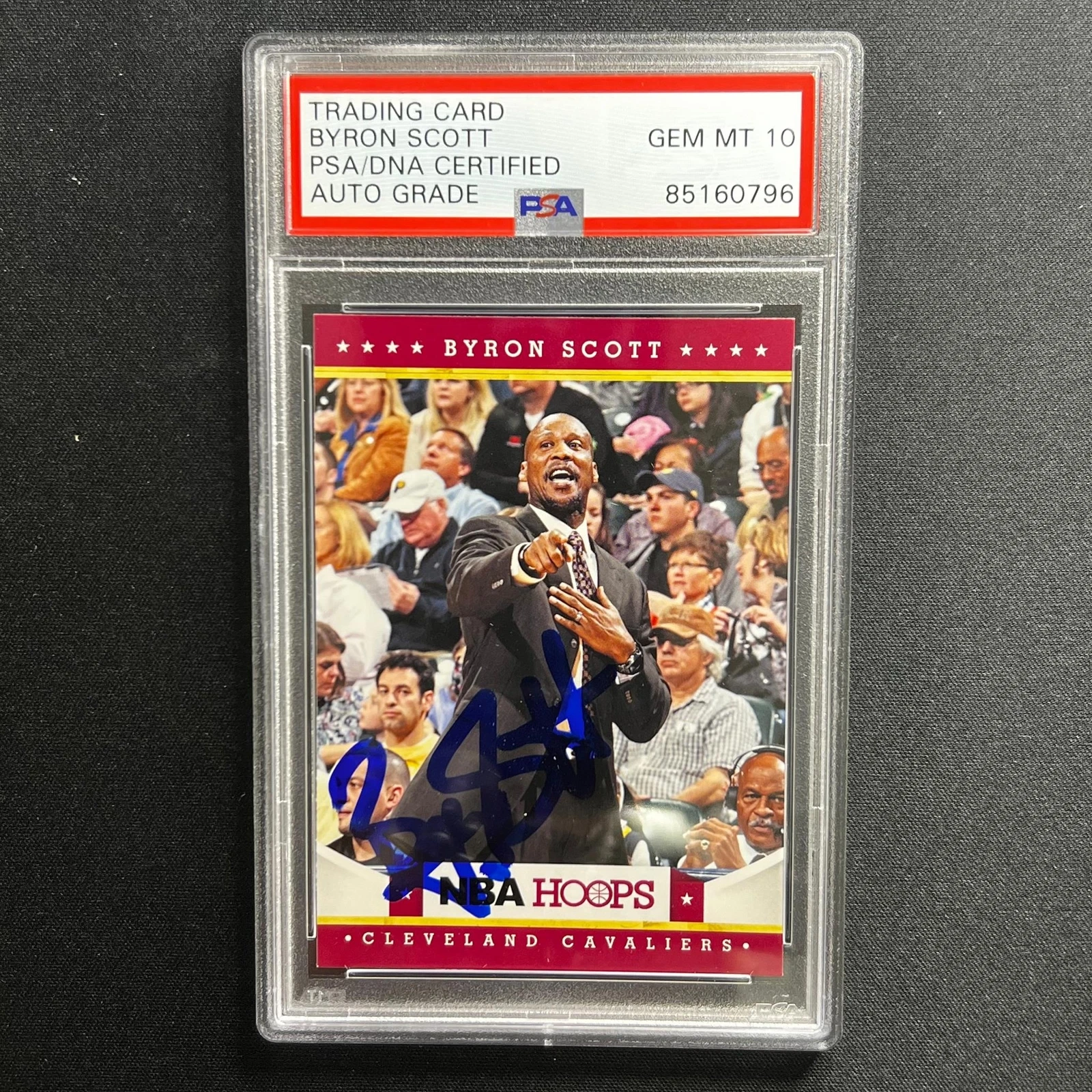 2012 Panini America #86 Byron Scott Signed Card AUTO 10 PSA Slabbed Cavs