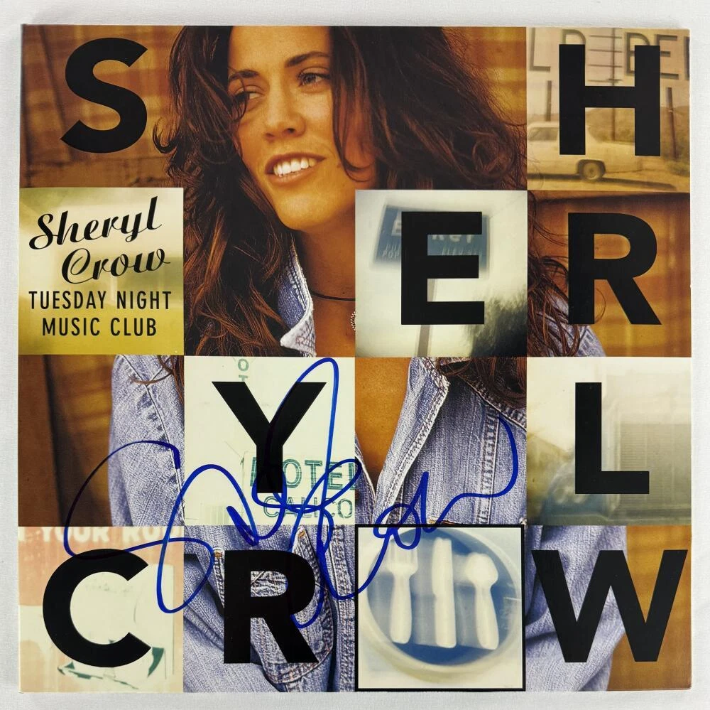 Sheryl Crow Signed Autograph Album Vinyl Record Tuesday Night Music Club Beckett