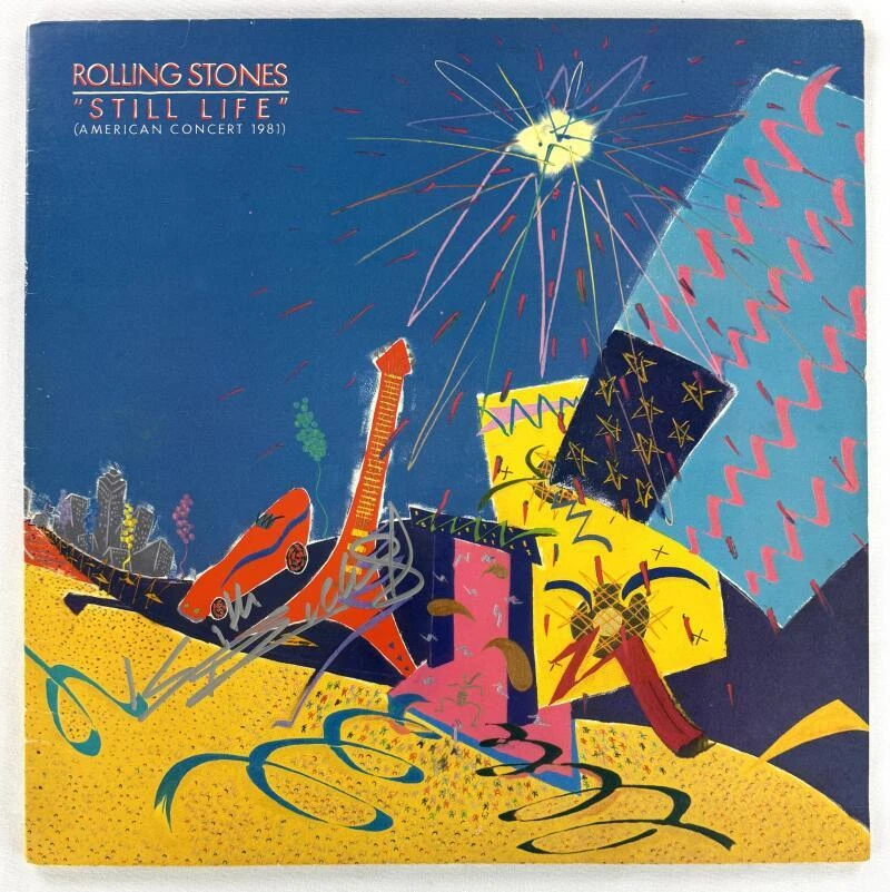 Keith Richards Rolling Stones Signed Autograph Album Record - Still Life Beckett