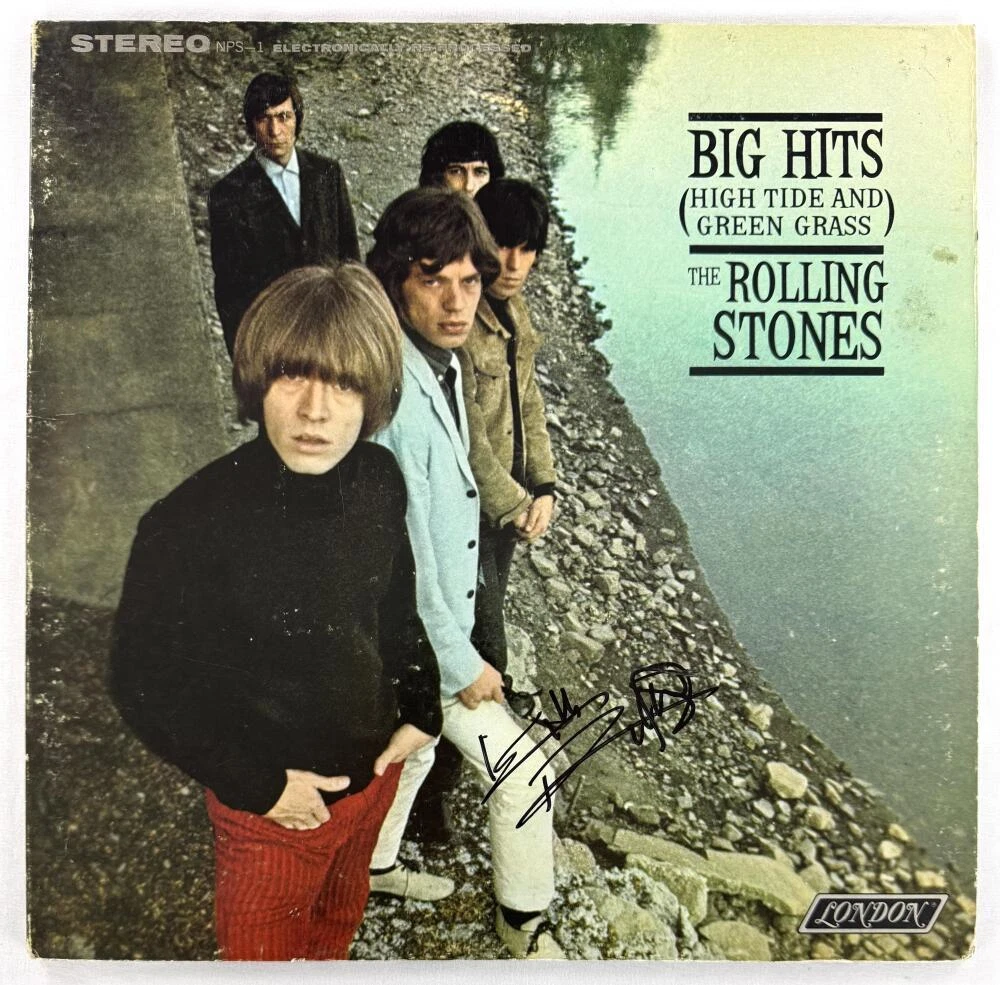 Keith Richards The Rolling Stones Signed Autograph Album Record Big Hits Beckett