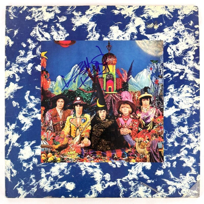 Keith Richards The Rolling Stones Signed Autograph Album Vinyl Record w/ BAS COA