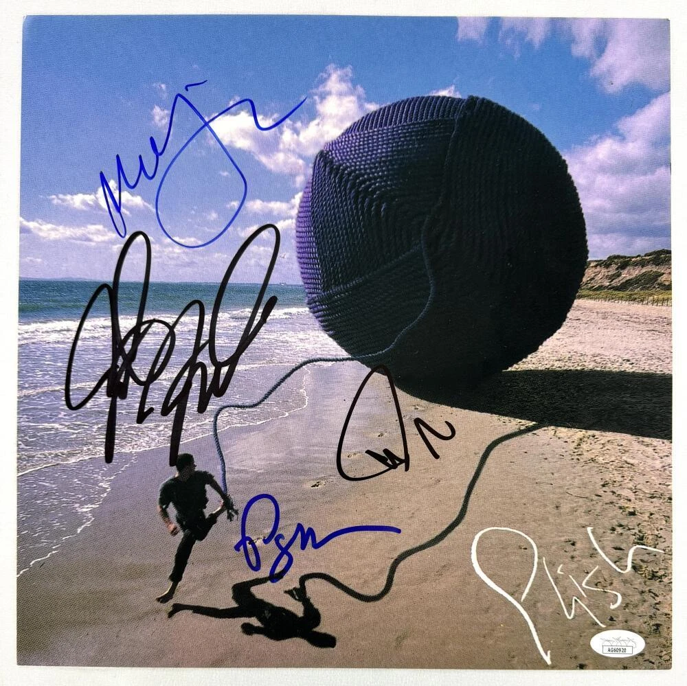 Phish Full Band x4 Signed Autograph 12x12 Slip Stitch Pass Album Flat w/ JSA COA