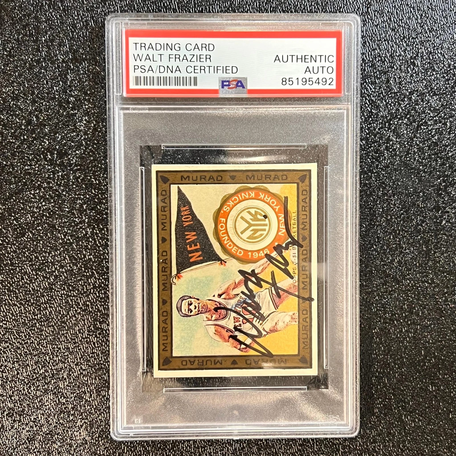 2009 Topps Murad Basketball #148 Walt Frazier Signed Card AUTO PSA Slabbed Knick