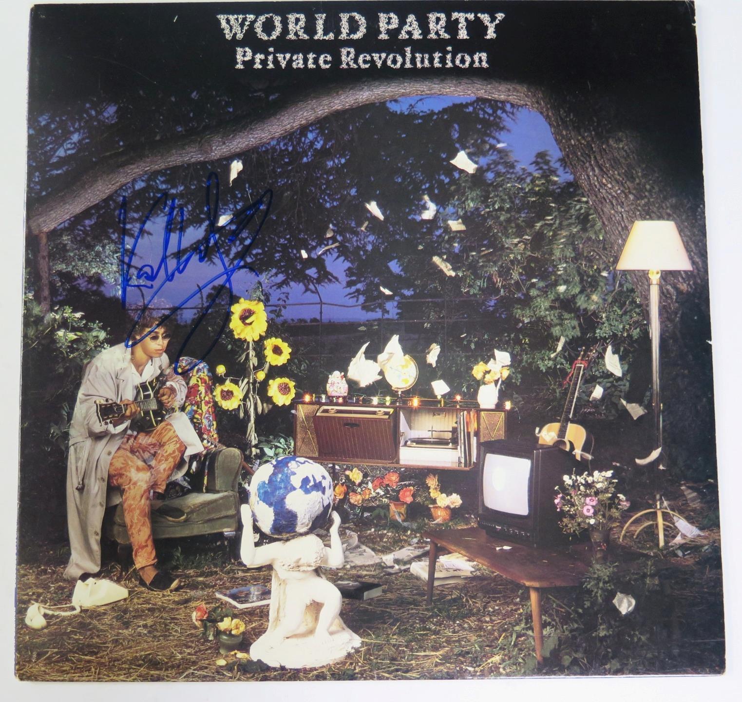 Karl Wallinger WORLD PARTY Signed Auto 
